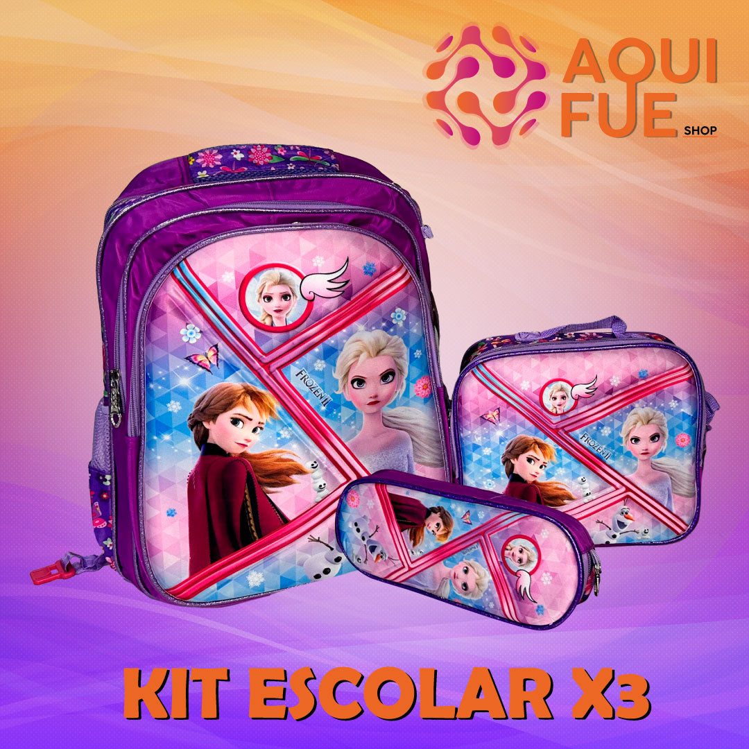 KIT ESCOLAR X 3